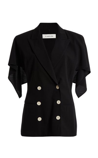 Lanvin Lanvin WoolBlend Cape Jacket