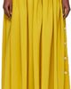 Lanvin Lanvin Yellow Basque Charmeuse Midi Skirt - 1