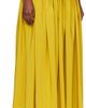 Lanvin Lanvin Yellow Basque Charmeuse Midi Skirt - 2