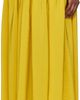 Lanvin Lanvin Yellow Basque Charmeuse Midi Skirt - 3