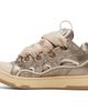 Lanvin Lanvin Yellow Curb Sneakers - 3
