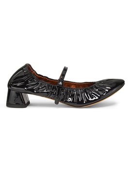 Lanvin Women's Ballerina Patent Leather 40MM Mary Janes