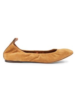 Lanvin Women's Ballerina Suede Flats