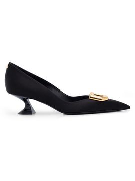 Lanvin Women's Midnight Step 50MM Sculptural Pumps