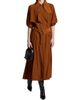 Lanvin Women's Satin Belted Trench Coat - 2