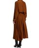 Lanvin Women's Satin Belted Trench Coat - 5