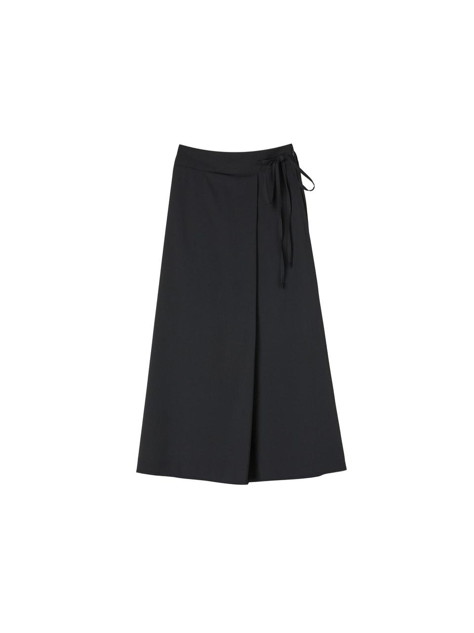 LAP Back Elastic Waistband String Wrap-style Long Skirt (AR2WS540)