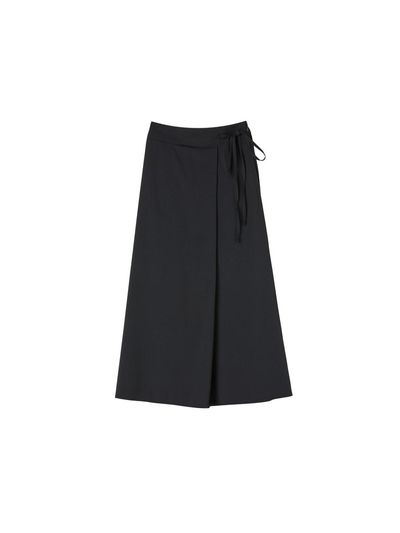 LAP Back Elastic Waistband String Wrap-style Long Skirt (AR2WS540)