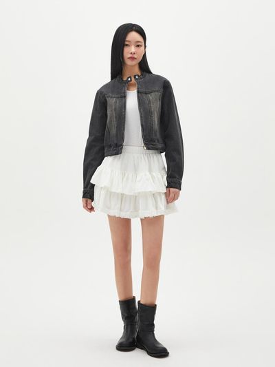 LAP Banding Frill Mini Skirt (with Inner Shorts) (AR2WS420)