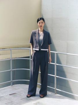 LAP Belt Two-Pleat Wide Pants (AR2WP570)