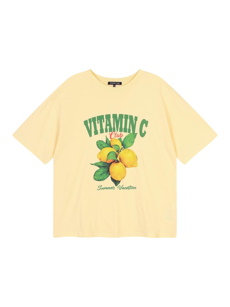 LAP Fruit Lettering Short-Sleeve T-shirt (AR2CT573)
