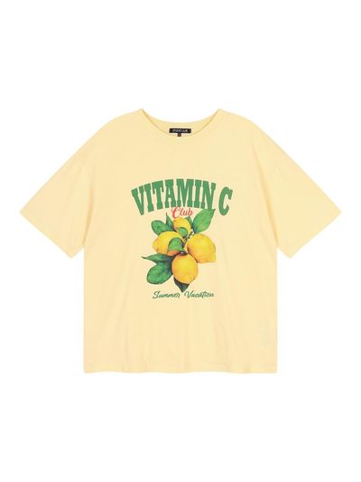 LAP Fruit Lettering Short-Sleeve T-shirt (AR2CT573)