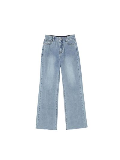 LAP Long Slim Stretch Cutting Boot-Cut Denim (AR2DP567)