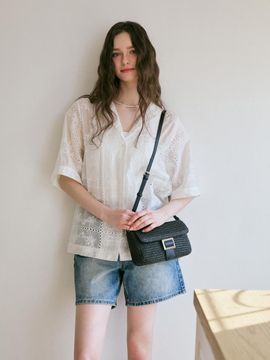 LAP RATTAN SHOULDER BAG (AR7AB441)