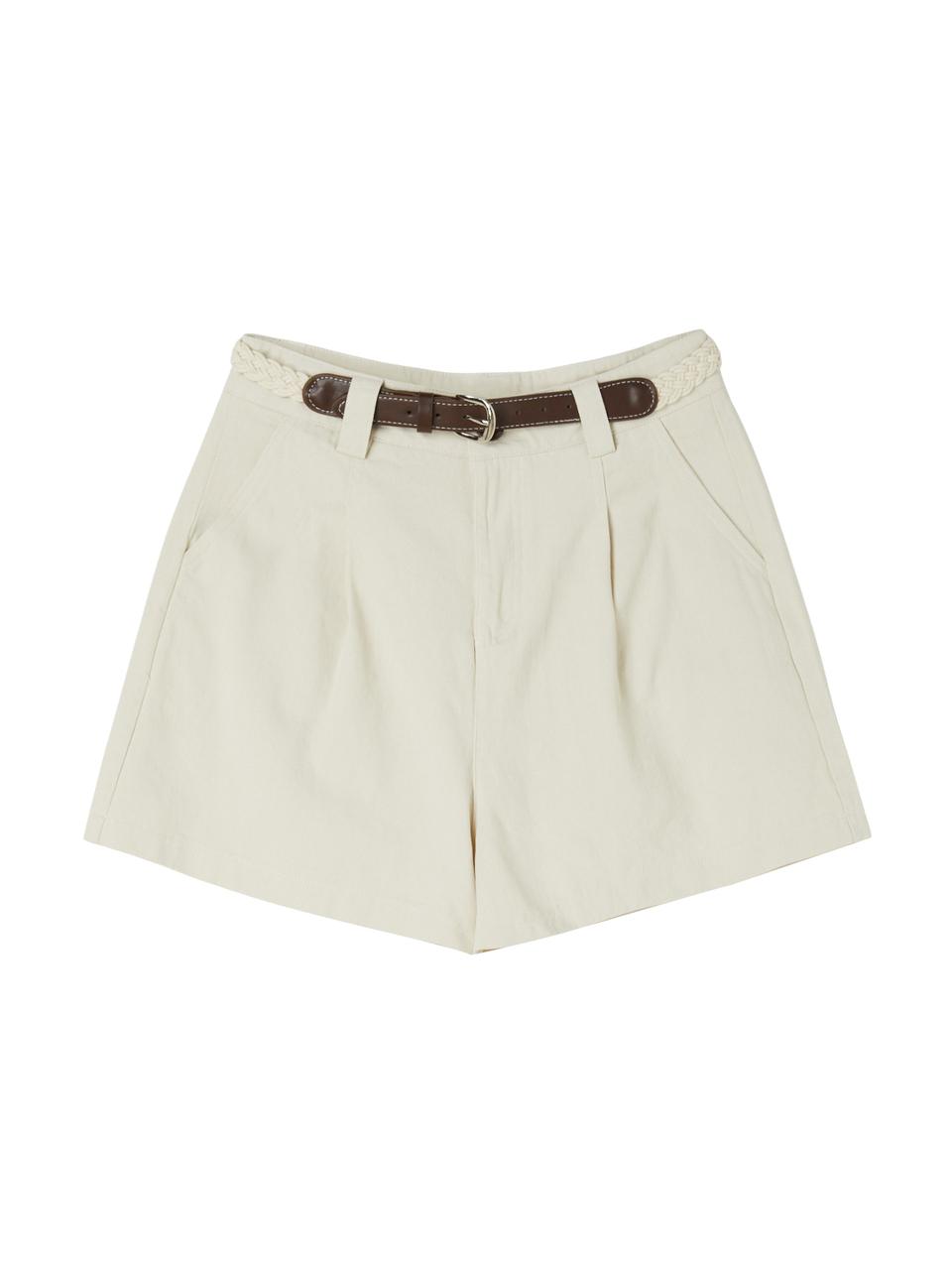 LAP Twisted Belt Cotton 3/4 Length Pants (AR2WP543)