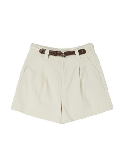 LAP Twisted Belt Cotton 3/4 Length Pants (AR2WP543)