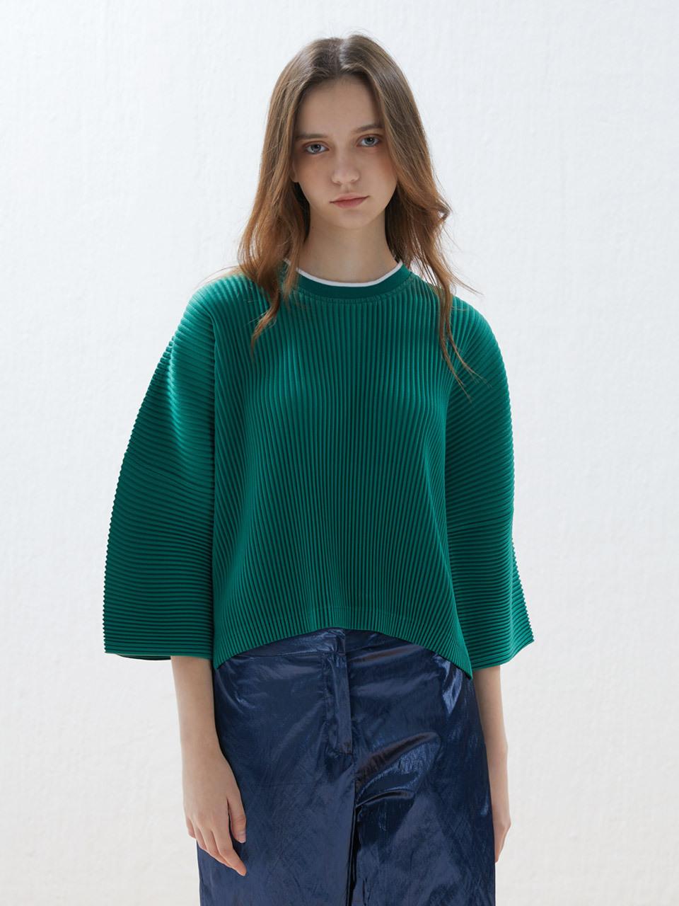 Lapli Coloring Neckline Loose Fit T-shirt_LPTSF123011