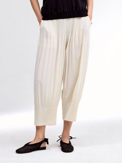 Lapli Crepe Baggy Pants (LPPTM125010)