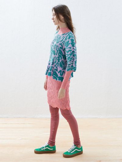 Lapli Wool Ribbed Leggings Pants_LWPTF323004