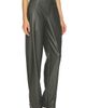 LaPointe Lapointe Faux Leather Belted Tapered - 2