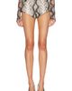 Lapointe Lapointe Faux Stretch Python Mini Short - 1