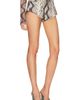 Lapointe Lapointe Faux Stretch Python Mini Short - 2