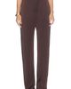 LaPointe LaPointe Lightweight Satin High Waisted Belted Pant - 1