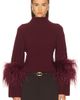 LaPointe Lapointe Merino Mock Neck Classic Feather Sweater - 1