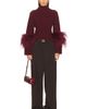 LaPointe Lapointe Merino Mock Neck Classic Feather Sweater - 4