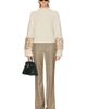 LaPointe LaPointe Merino Mock Neck Sweater With Patch - 4