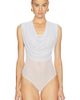 Lapointe Lapointe Mesh Cowl Neck Bodysuit - 2