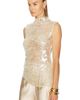 Lapointe Lapointe Mesh Sequin Mockneck Top - 3
