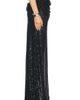 LaPointe LaPointe Mini Stretch Sequin Draped Waist Skirt - 2