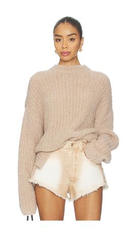 Lapointe Lapointe Oversized Crew Neck Sweater