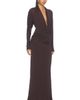 LaPointe LaPointe Printed Jersey Dolman Cowl Neck Gown - 2