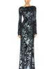 Lapointe Lapointe Velour Boatneck Gown - 1