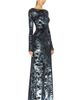 Lapointe Lapointe Velour Boatneck Gown - 2