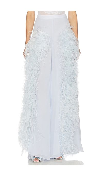Lapointe Lapointe Wide Leg Pant With Feathers