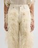 LaPointe LaPointe Women's Feather-Trimmed Jeans - 5