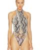Lapointe Lapointe x REVOLVE Printed Mesh Cross Bodysuit - 2