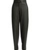 LAPOINTE Women's Belted Faux-Leather Tapered Trousers - 1