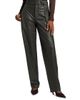 LAPOINTE Women's Belted Faux-Leather Tapered Trousers - 3