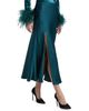 LaPointe Women's Bias-Cut Satin Midi-Skirt - 4