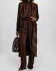 LAPOINTE Women's Calf Hair Long Coat - 3