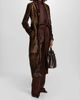 LAPOINTE Women's Calf Hair Long Coat - 4