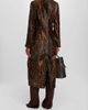 LAPOINTE Women's Calf Hair Long Coat - 5