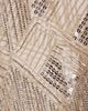 LaPointe Women's Geometric Crystal Fringe Crop Top - 7