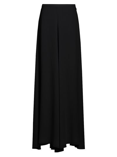 LAPOINTE Women's Georgette Wide-Leg Pants
