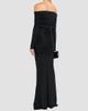 LAPOINTE Women's Jersey Off-The-Shoulder Column Gown - 3