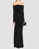 LAPOINTE Women's Jersey Off-The-Shoulder Column Gown - 4